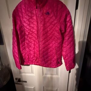 The North Face Fuchsia Quilted Jacket